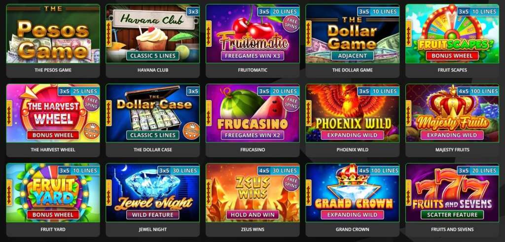 3 Reyes Casino juegos populares.